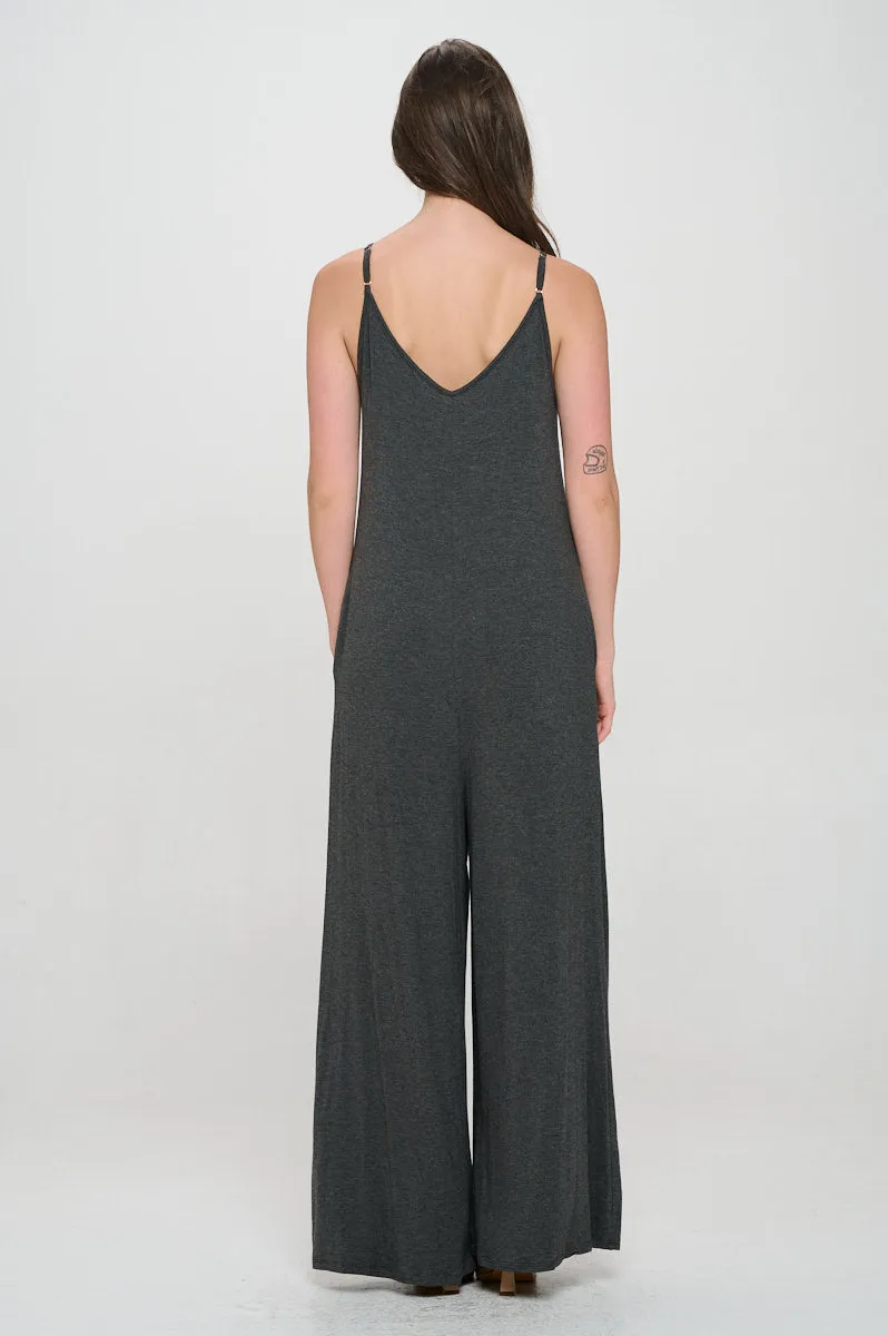 Alaiya Knit Strappy Jumpsuit