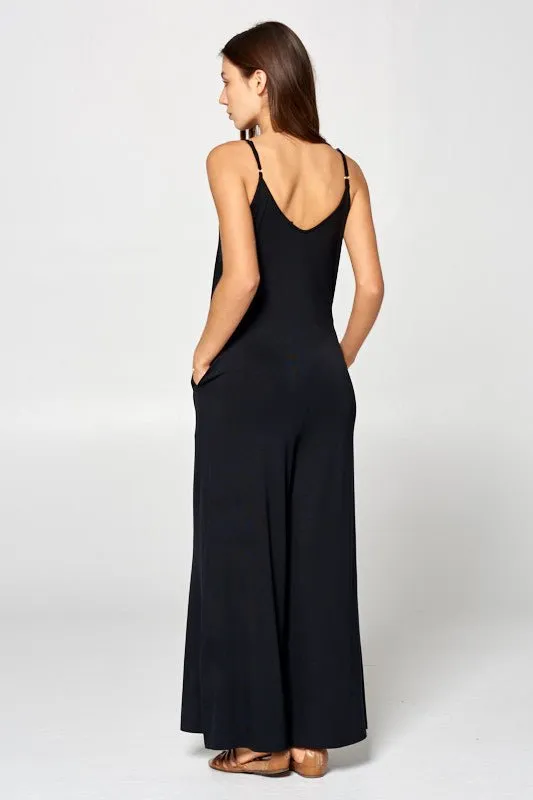 Alaiya Knit Strappy Jumpsuit