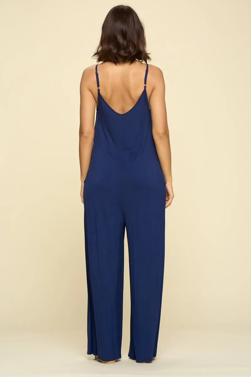 Alaiya Knit Strappy Jumpsuit