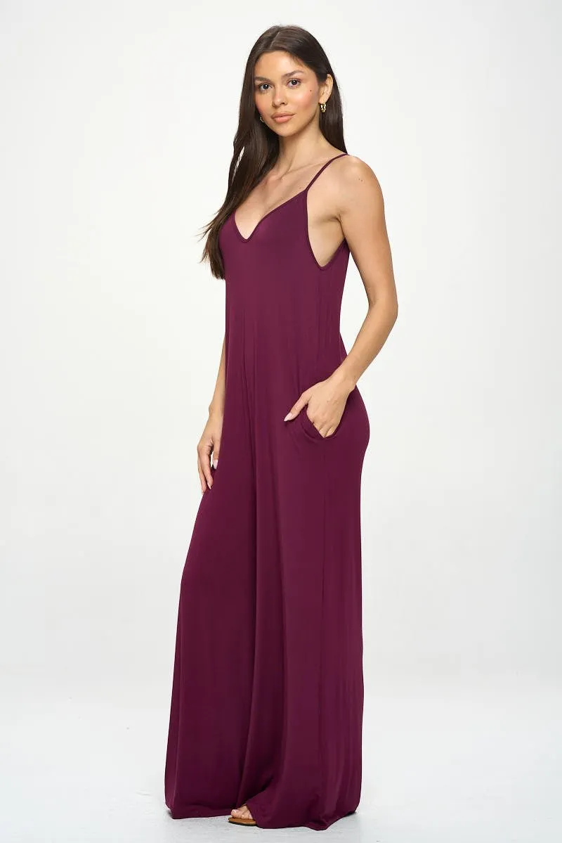 Alaiya Knit Strappy Jumpsuit