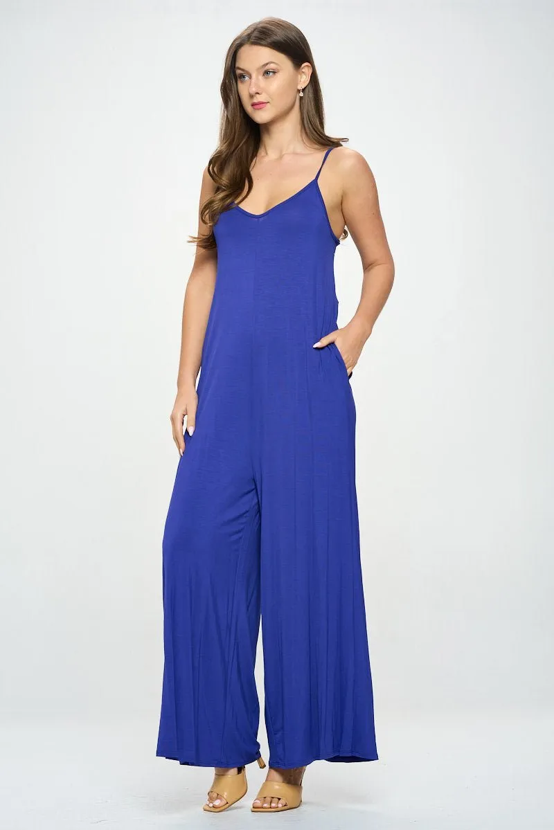 Alaiya Knit Strappy Jumpsuit