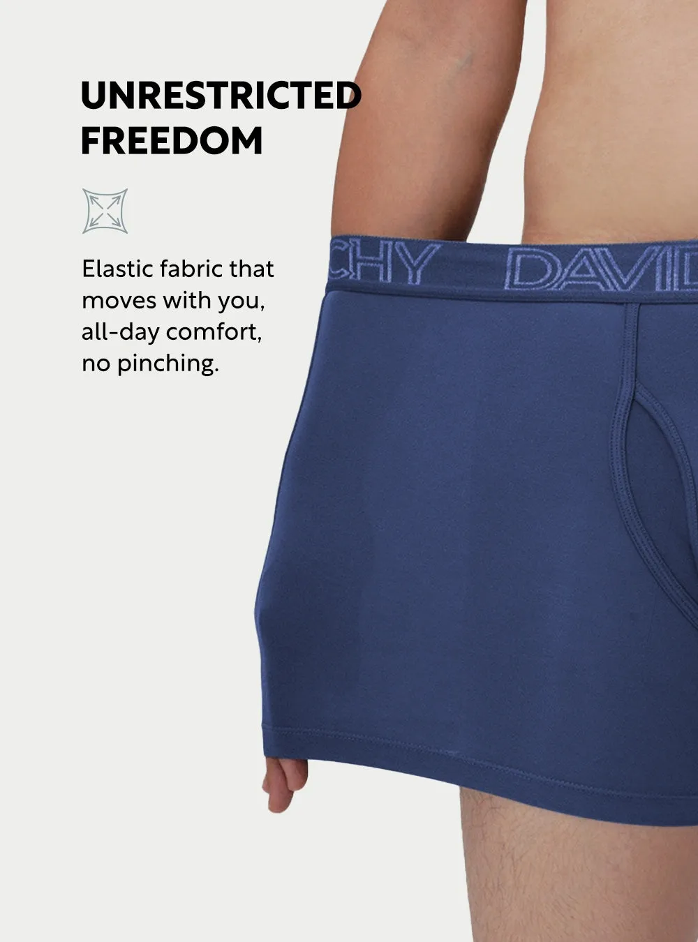 Bamboo Breathable Boxer Briefs 5.5" (4-Pack)