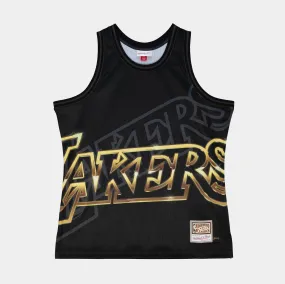 Los Angeles Lakers Big Face 4.0 Tank Mens Tank (Black)