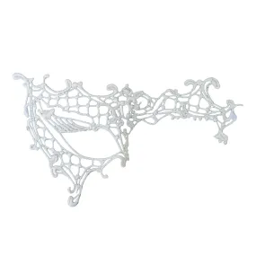 Phantom Of The Opera Economy String Masquerade Mask White